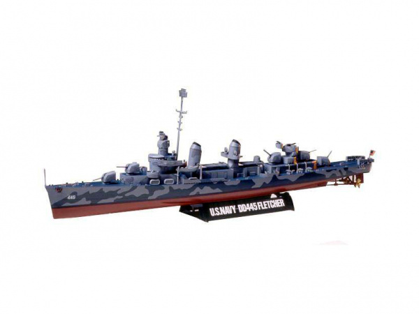78012 Tamiya Американский эсминец DD445 "Fletcher" (1:350)