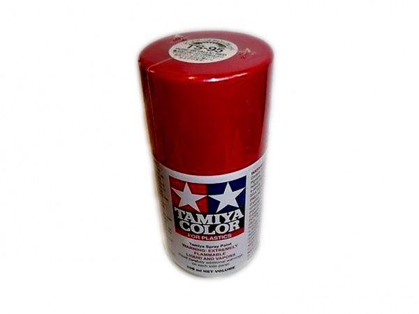 85095 Tamiya TS-95 Pure Metallic Red (Чисто-красный металлик) краска-спрей 100 мл.