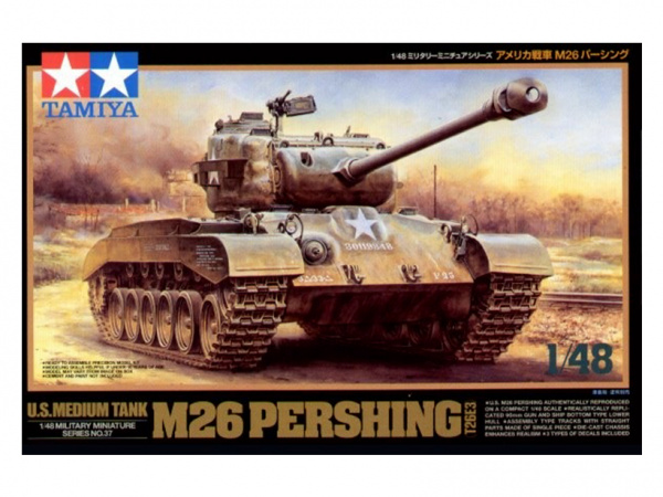 32537 Tamiya Американский танк M26 Pershing (1:48)