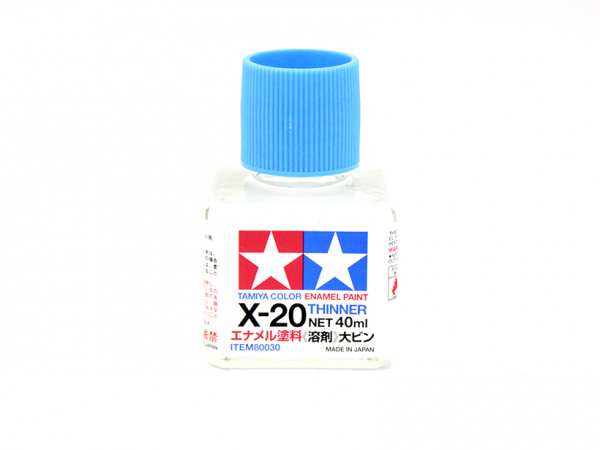 X-20 Enamel Paint Thinner, 40 ml. (Растворитель для Эмалевых Красок, 40мл.) Tamiya 80030