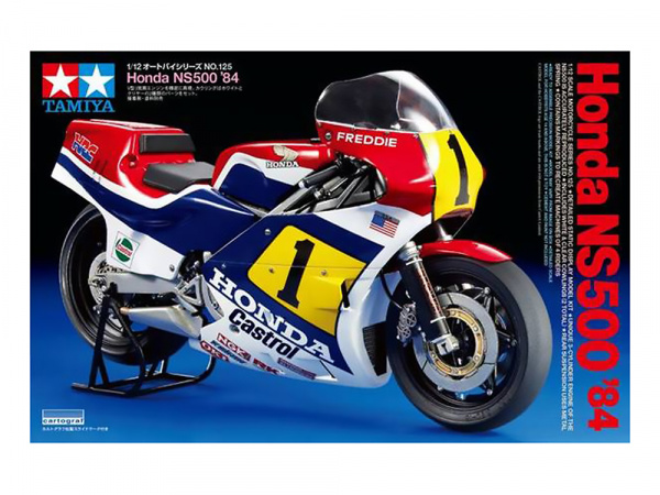 14125 Tamiya Спортивный мотоцикл Honda NS 500'84 (1:12)