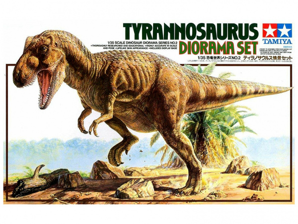 60102 Tamiya Диорамма Tyrannosaurus Diorama Set (1:35)