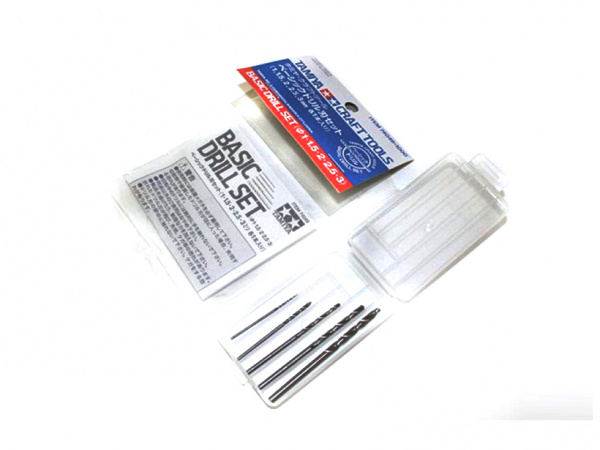 74049 Tamiya Набор свёрел 5 шт. (1 /1,5 /2 /2,5/ 3 мм.)