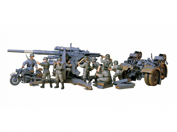 35017 Tamiya 88 мм пушка Gun Flak 36/37 (1:35)
