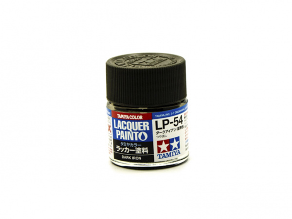 LP-54 Dark Iron (Темный металл) краска лаковая, 10 мл. Tamiya 82154