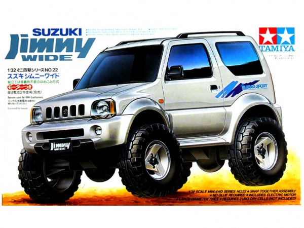 19022 Tamiya Suzuki Jimny Wide с электромоторчиком (1:32)