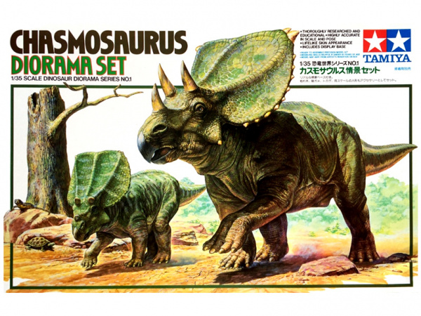 60101 Tamiya Диорамма Chasmosaurus Diorama Set (1:35)