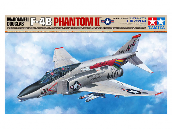 61121 Tamiya Американский палубный истребитель F-4B Phantom II (1:48)