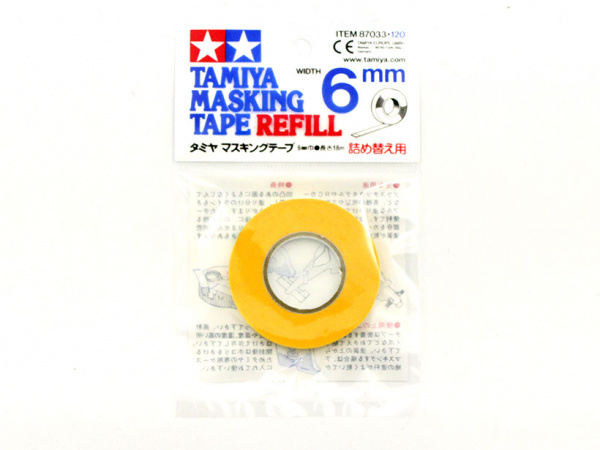 87033 Tamiya Маскировочная лента, 6 мм.