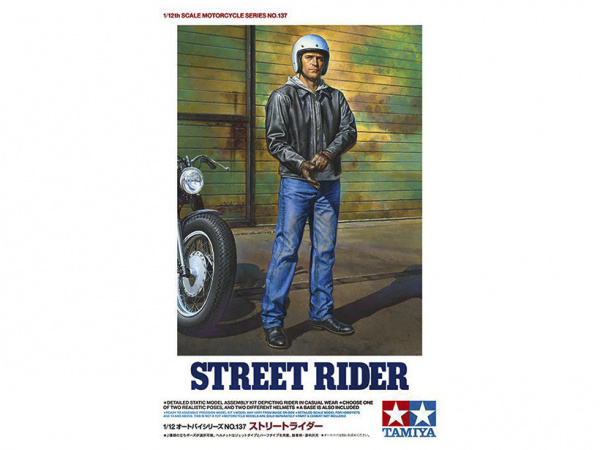 14137 Tamiya Мотоциклист Street Rider (1:12)