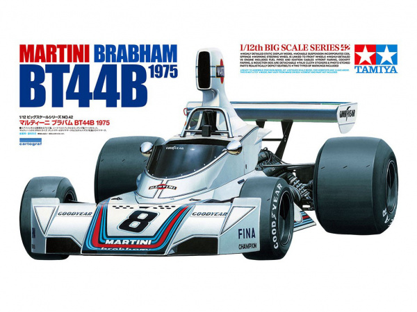 12042 Tamiya Гоночный автомобиль Brabham BT44B 1975 Martini (1:12)