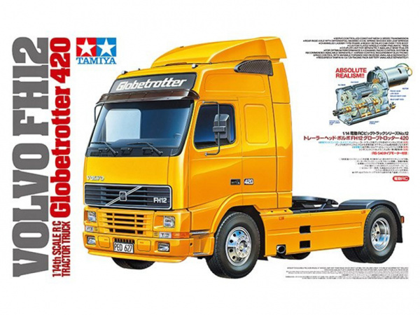 56312 Tamiya Радиоуправляемый тягач Volvo FH12 Globetrotter (1:14)