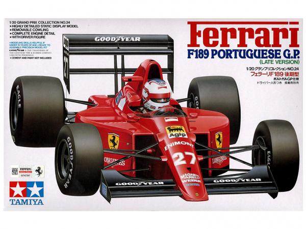 20024 Tamiya Ferrari F189 Potuguese (1:20)