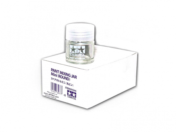 81044 Tamiya Баночка 10 мл. круглая для смешивания и хранения красок