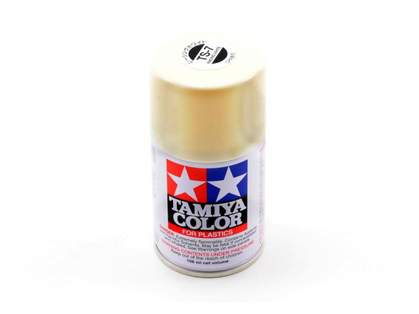 85007 Tamiya TS-7 Racing White (Гоночная белая) краска-спрей 100 мл.