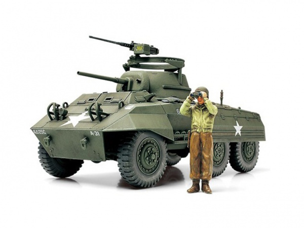 32551 Tamiya Американский M8 "Greyhound" с 1 фигурой (1:48)