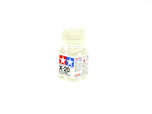 X-20 Enamel Paint Thinner, 10 ml. (Растворитель для Эмалевых Красок, 10 мл.) Tamiya 80020