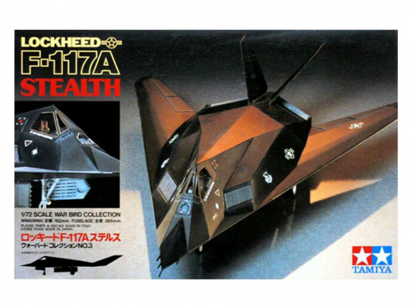 60703 Tamiya Самолёт F-117A Stealth (1:72)