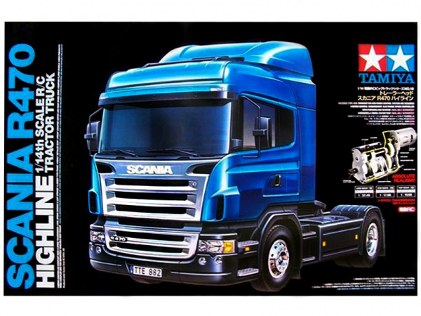 56318 Tamiya Радиоуправляемый тягач Scania R470 HighLine (1:14)