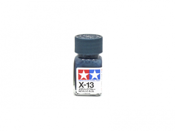 X-13 Metallic Blue, enamel paint 10 ml. (Синий металлик) Tamiya 80013