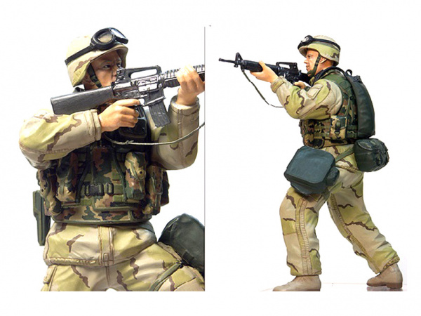 36308 Tamiya Фигура Современный американский пехотинец "Modern US Infantryman/Desert" (1:16)
