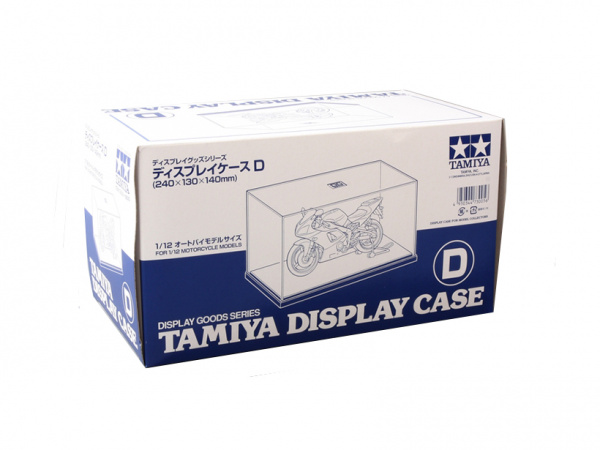 73005 Tamiya Футляр для моделей "D" (240х130х140 мм.) с чёрной пластиковой подставкой.