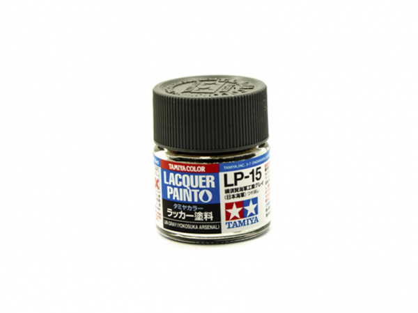 LP-15 IJN Cray Yokosuka Arsenal (серая матовая) краска лаковая, 10 мл. Tamiya 82115
