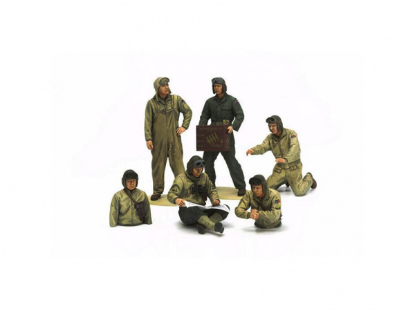 35347 Tamiya Американские танкисты на отдыхе. Европейская кампания. 6 фигур (1:35)
