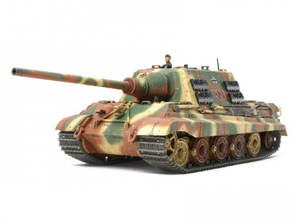 32569 Tamiya Немецкое самоходное противотанковое орудие Jagdtiger с двумя фигурами (1:48)