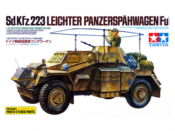 35268 Tamiya Немецкий разведывательный бронеавтомобиль Sd.Kfz.223 Leichter Panzerspähwagen (1:35)