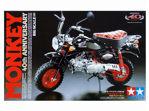 16032 Tamiya Японский мокик Honda Monkey 40th Anniversary (1:6)