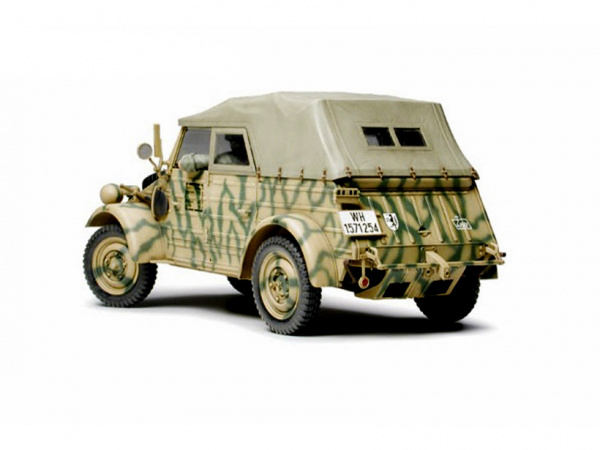 36205 Tamiya Немецкий автомобиль Kubelwagen Type 82 (European Campaign), с фигурой водителя (1:16)