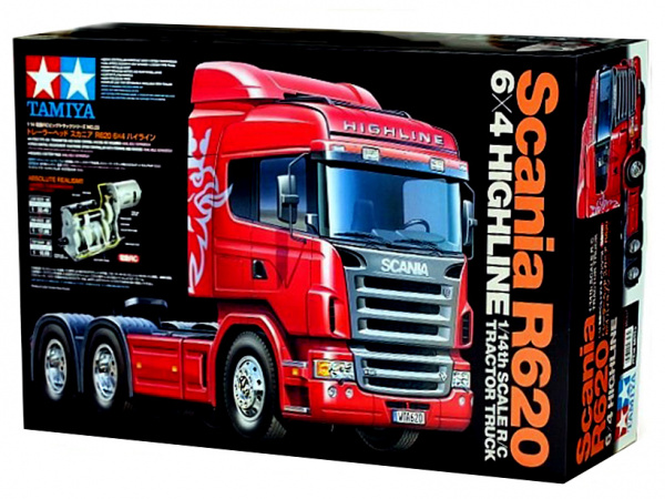 56323 Tamiya Радиоуправляемый тягач Scania R620 HighLine (1:14)