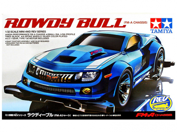 18707 Tamiya машинка JR Rowdy Bull (1:32)